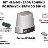 KIT H30640 - SADA POHON POSUVNÝCH BRAN DO 600 KG